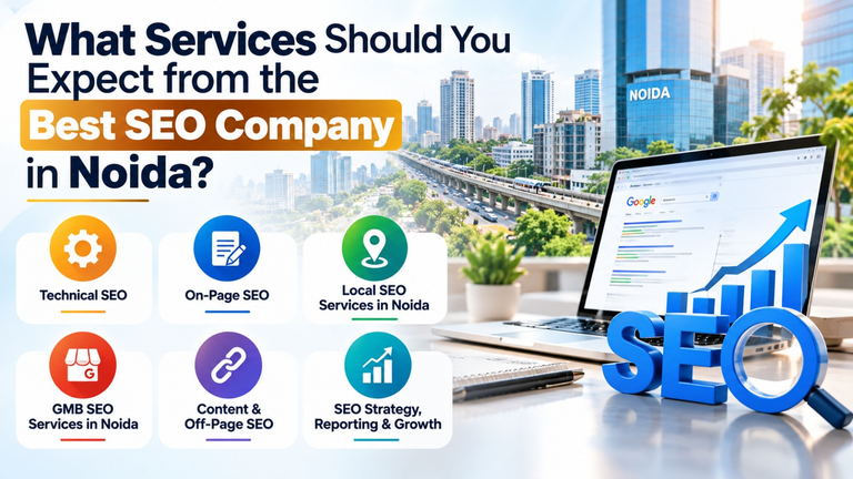 What Services Should You Expect from the Best SEO Company in Noida?